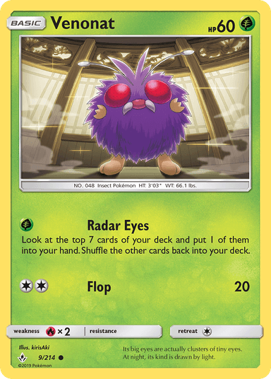 Venonat, Unbroken Bonds 9