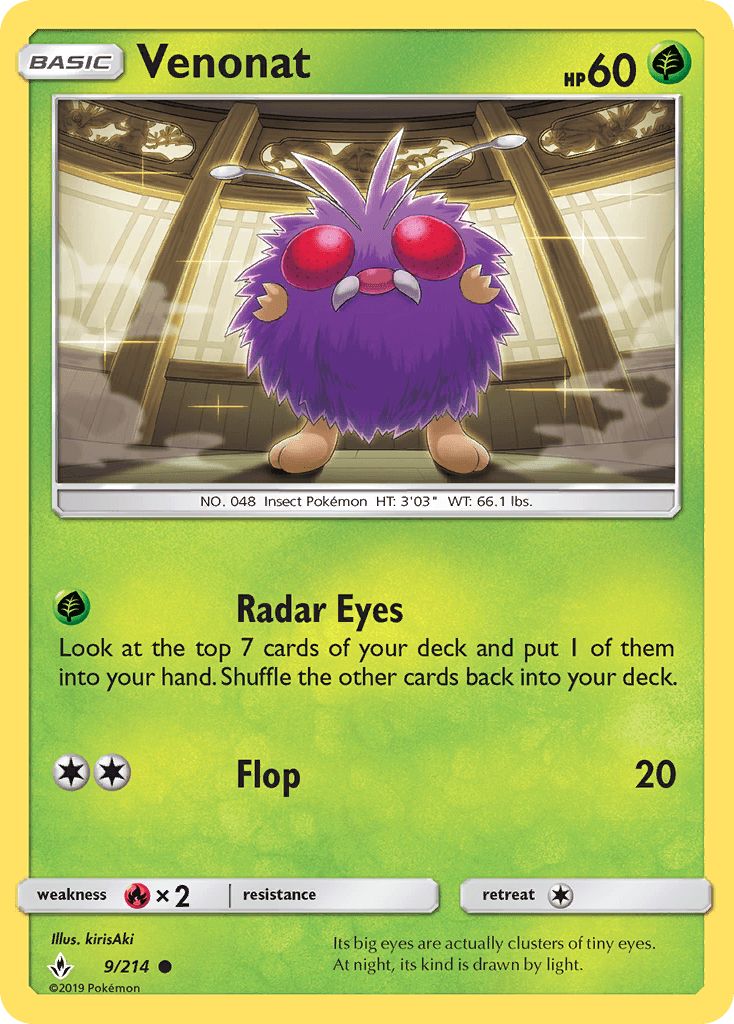 Venonat, Unbroken Bonds 9