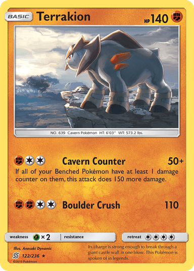 Terrakion, Unified Minds 122