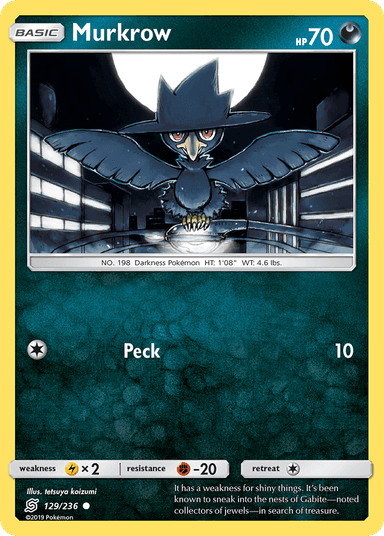 Murkrow, Unified Minds 129