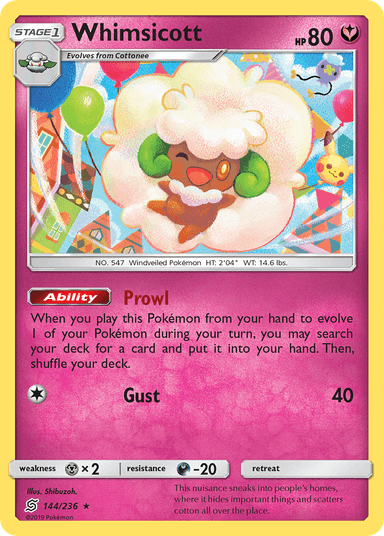 Whimsicott, Unified Minds 144