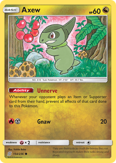 Axew, Unified Minds 154