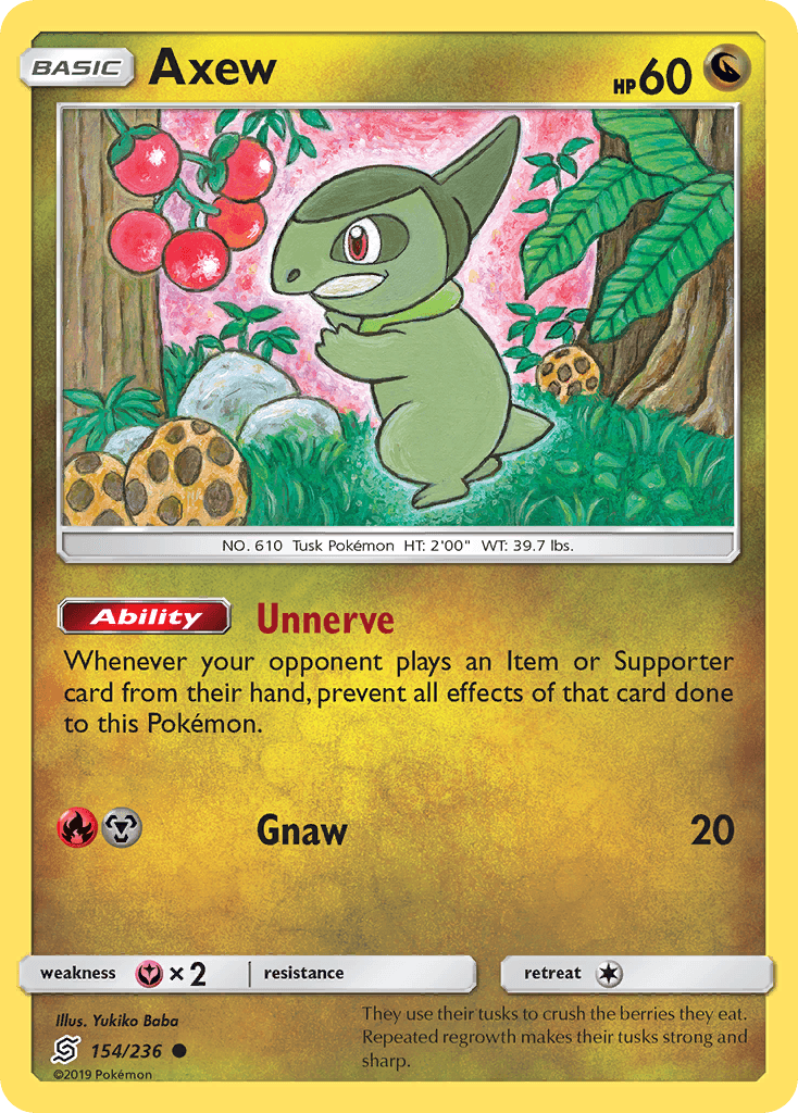 Axew, Unified Minds 154
