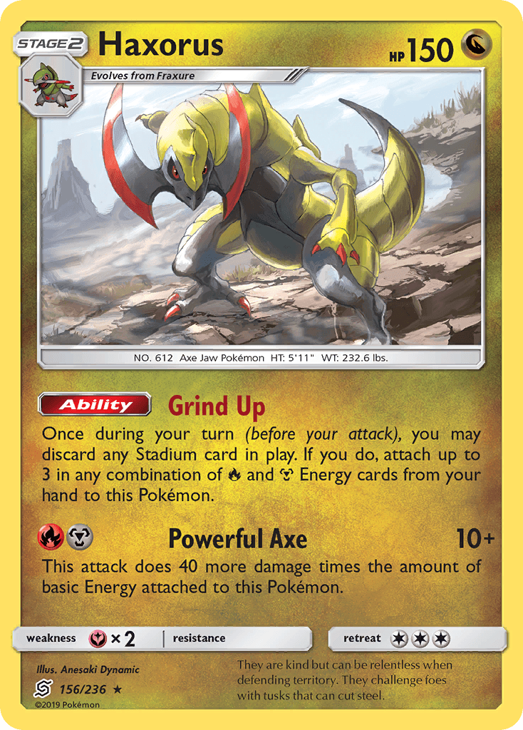 Haxorus, Unified Minds 156