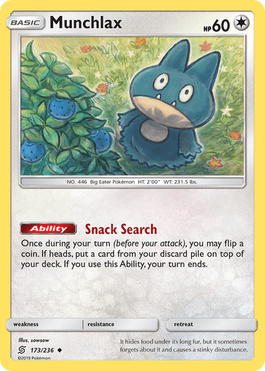 Munchlax, Unified Minds 173