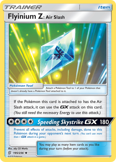 Flyinium Z: Air Slash, Unified Minds 195