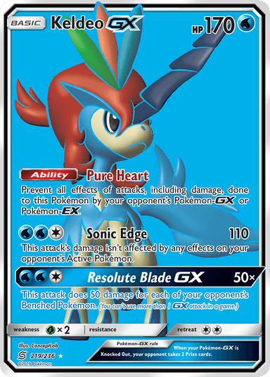 Keldeo-GX, Unified Minds 219