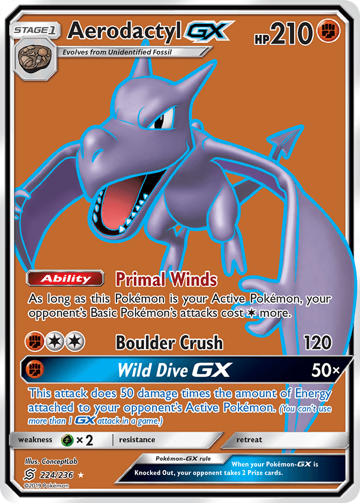 Aerodactyl-GX, Unified Minds 224