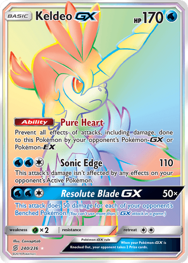 Keldeo-GX, Unified Minds 240