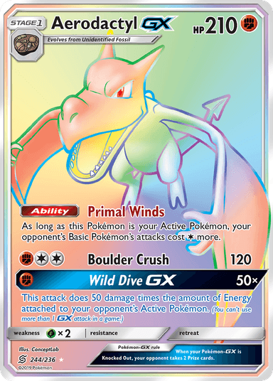 Aerodactyl-GX, Unified Minds 244
