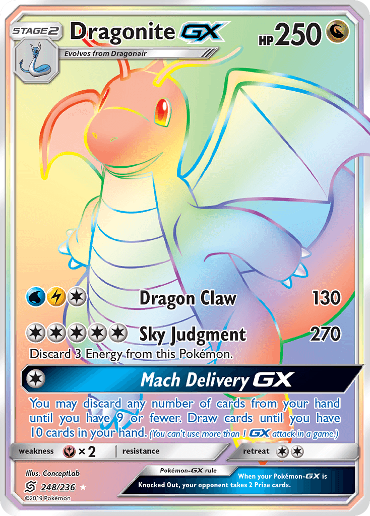 Dragonite-GX, Unified Minds 248