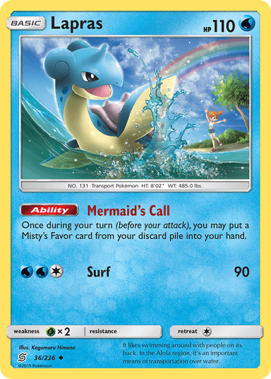 Lapras, Unified Minds 36