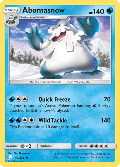 Abomasnow, Unified Minds 42