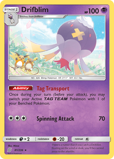 Drifblim, Unified Minds 81