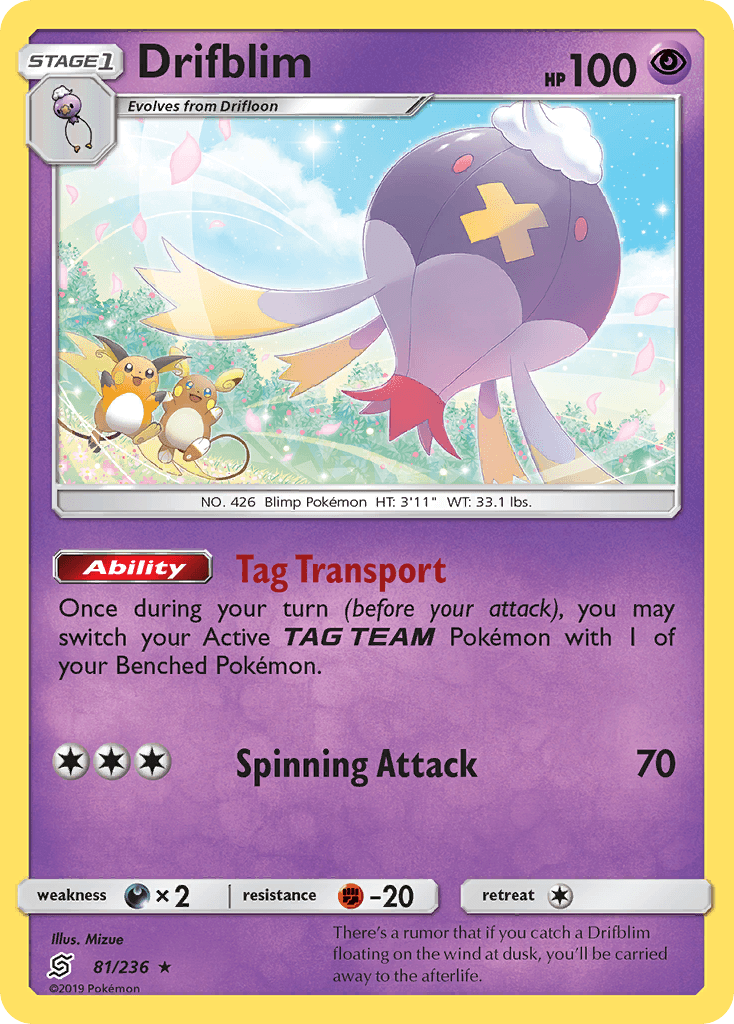 Drifblim, Unified Minds 81