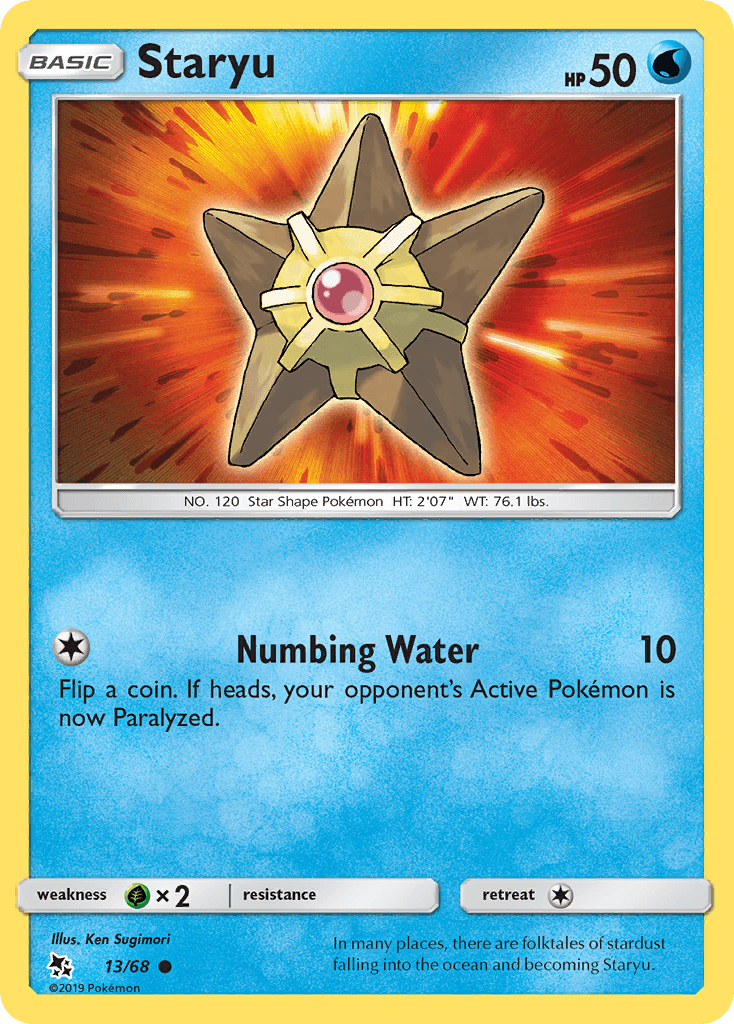 Staryu, Hidden Fates 13