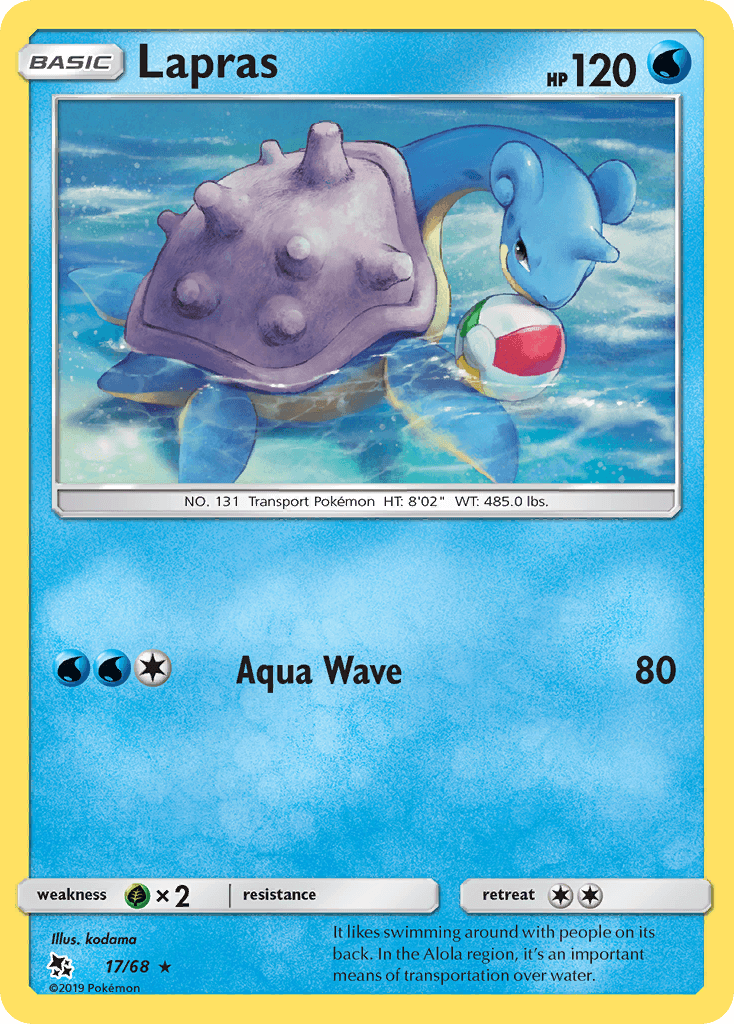 Lapras, Hidden Fates 17