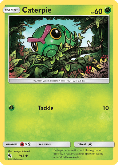 Caterpie, Hidden Fates 1