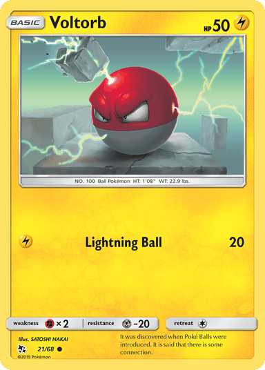 Voltorb, Hidden Fates 21