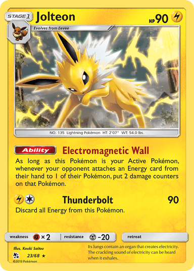 Jolteon, Hidden Fates 23