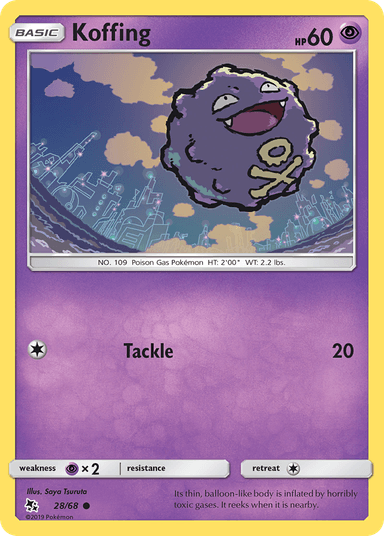 Koffing, Hidden Fates 28