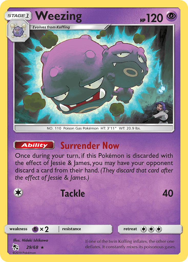 Weezing, Hidden Fates 29