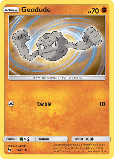 Geodude, Hidden Fates 33