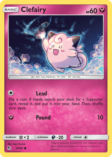 Clefairy, Hidden Fates 38
