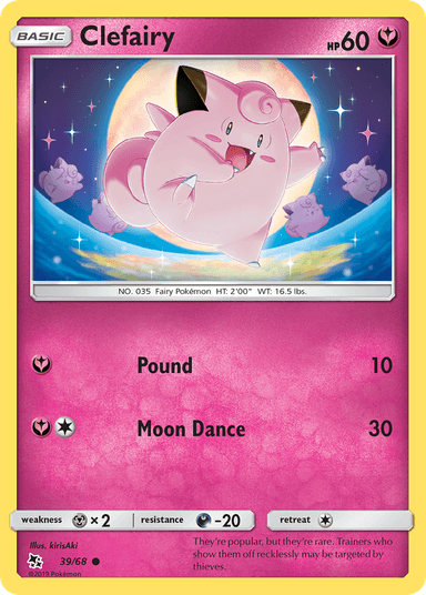 Clefairy, Hidden Fates 39