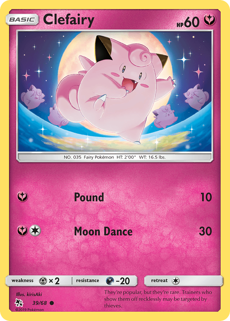 Clefairy, Hidden Fates 39