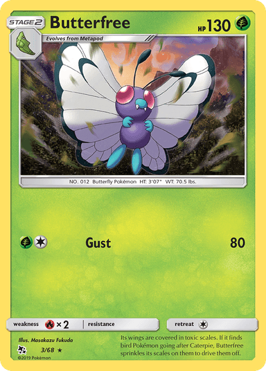 Butterfree, Hidden Fates 3