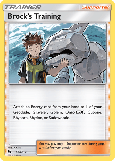 Brock's Training, Hidden Fates 55