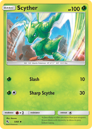Scyther, Hidden Fates 5