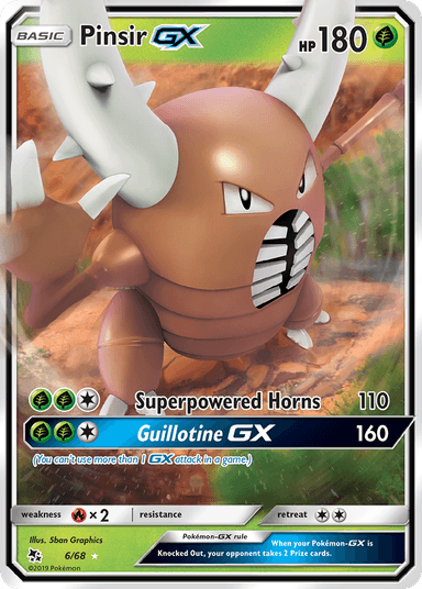Pinsir-GX, Hidden Fates 6