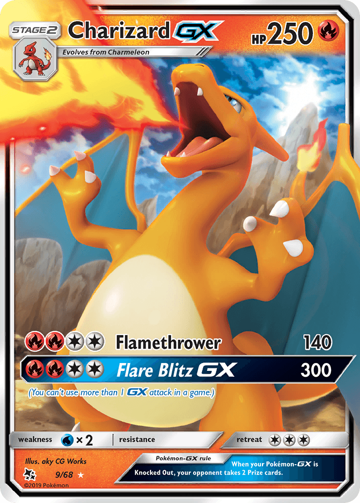 Charizard-GX, Hidden Fates 9