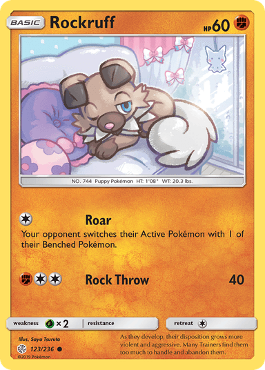 Rockruff, Cosmic Eclipse 123