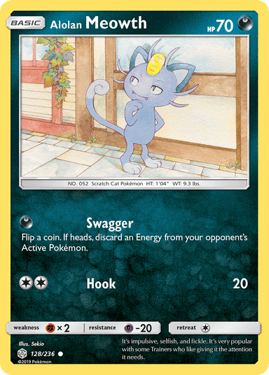 Alolan Meowth, Cosmic Eclipse 128