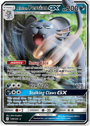 Alolan Persian-GX, Cosmic Eclipse 129