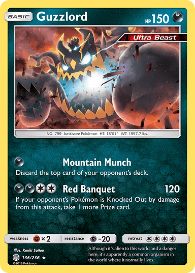Guzzlord, Cosmic Eclipse 136