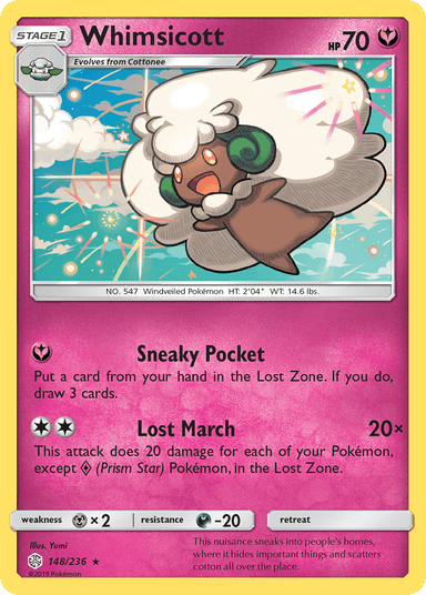 Whimsicott, Cosmic Eclipse 148