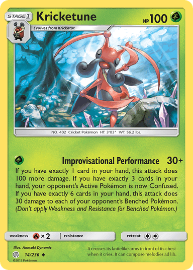 Kricketune, Cosmic Eclipse 14