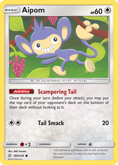 Aipom, Cosmic Eclipse 169