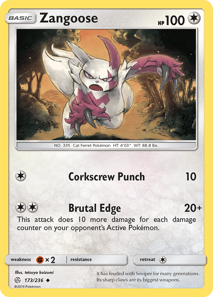 Zangoose, Cosmic Eclipse 173