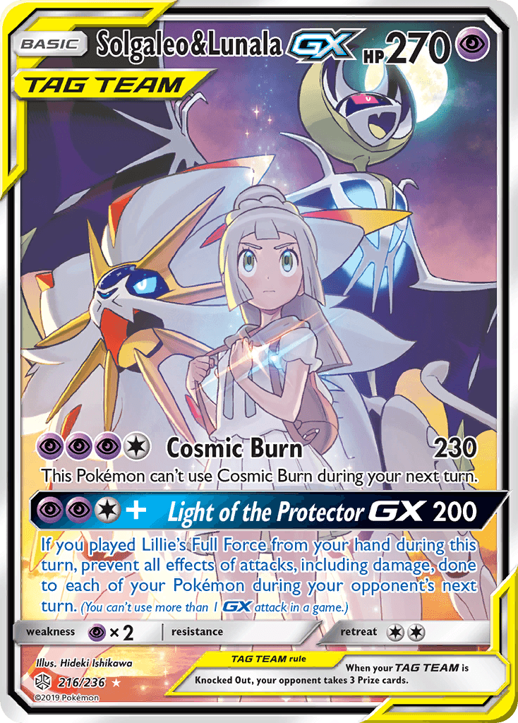 Solgaleo & Lunala-GX, Cosmic Eclipse 216
