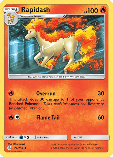 Rapidash, Cosmic Eclipse 24
