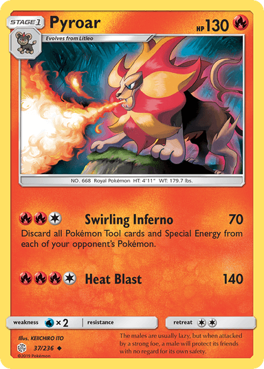 Pyroar, Cosmic Eclipse 37