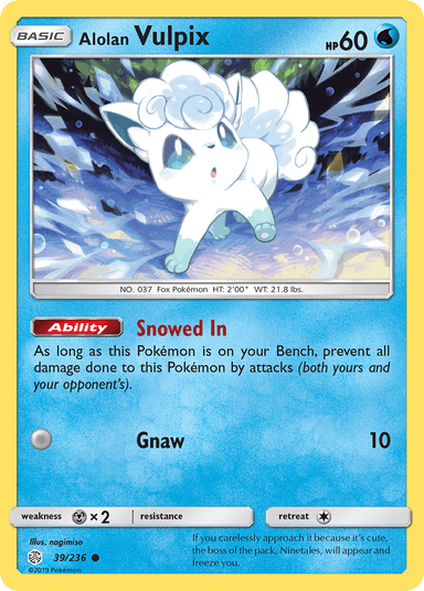 Alolan Vulpix, Cosmic Eclipse 39