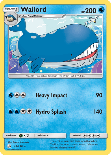 Wailord, Cosmic Eclipse 46