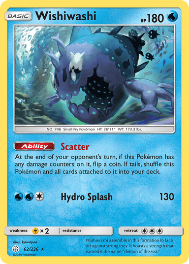 Wishiwashi, Cosmic Eclipse 62