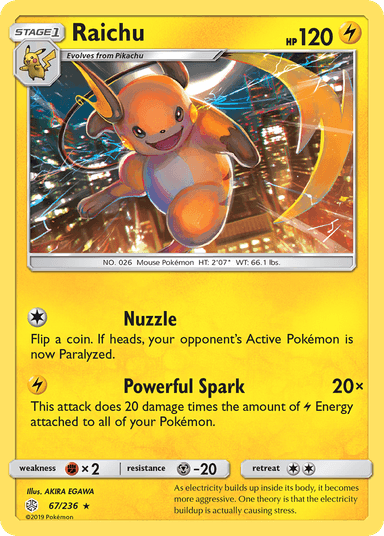 Raichu, Cosmic Eclipse 67